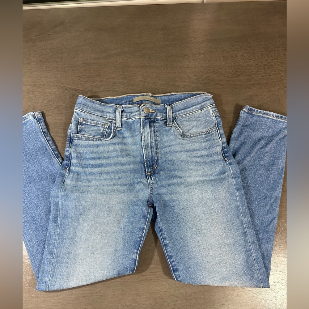 Joe’s Jeans The Charlie High Rise Skinny crop denim jeans medium wash